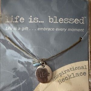New Inspirational Silver Necklace
